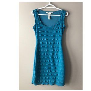 Max Studio Body Con Ruffle Dress XS